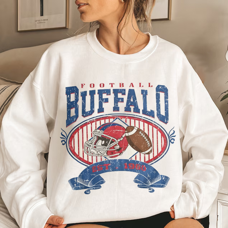 Vintage Buffalo Football Sweatshirt
