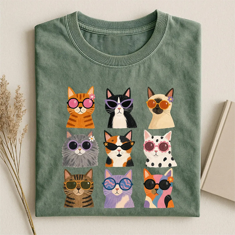Cool Cats Sunglasses T-shirt