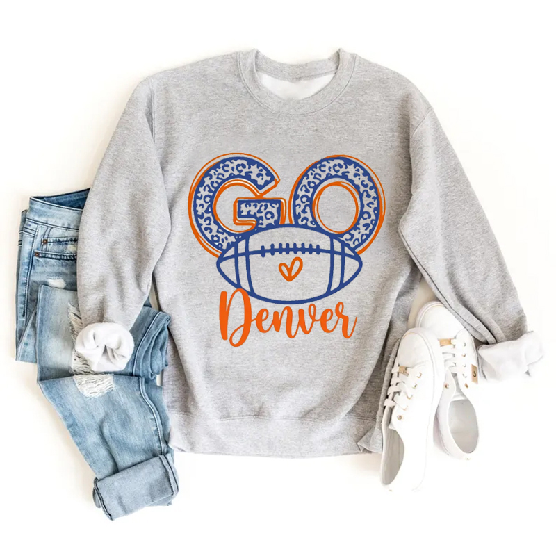 [Copy]Denver Retro Football Sweatshirt
