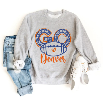 [Copy]Denver Retro Football Sweatshirt