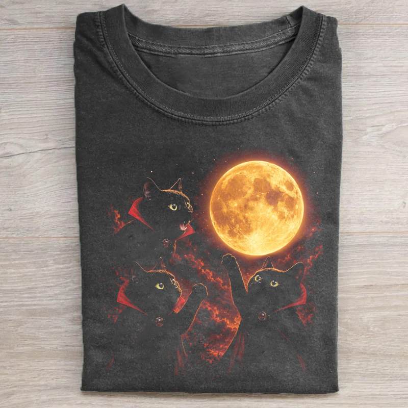 Black Cat Vampire T-Shirt