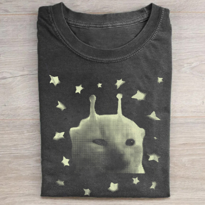 Alien Cat meme T-shirt