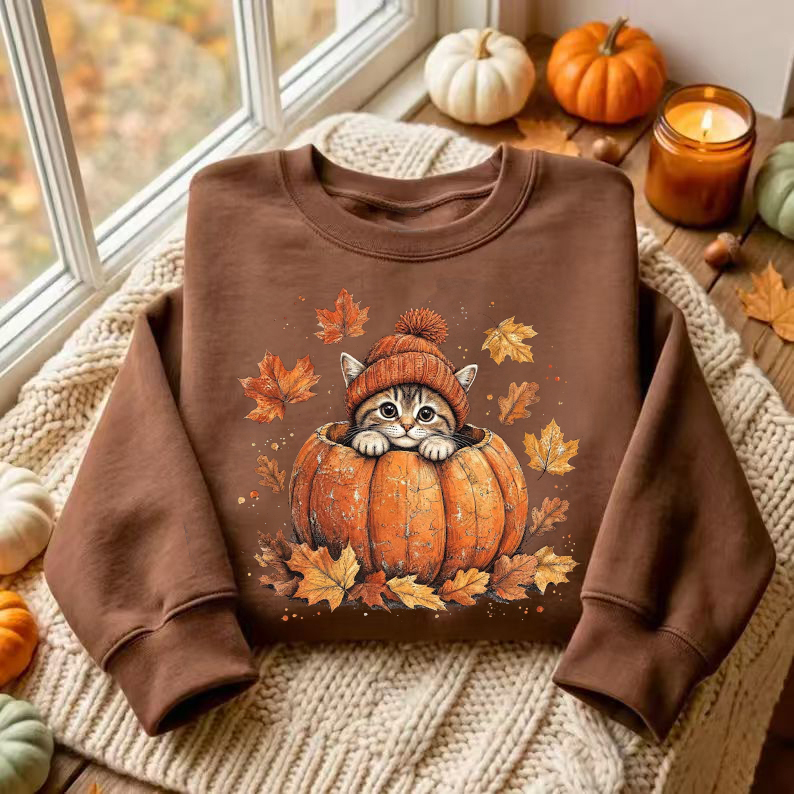 Fall Cat Sweatshirt
