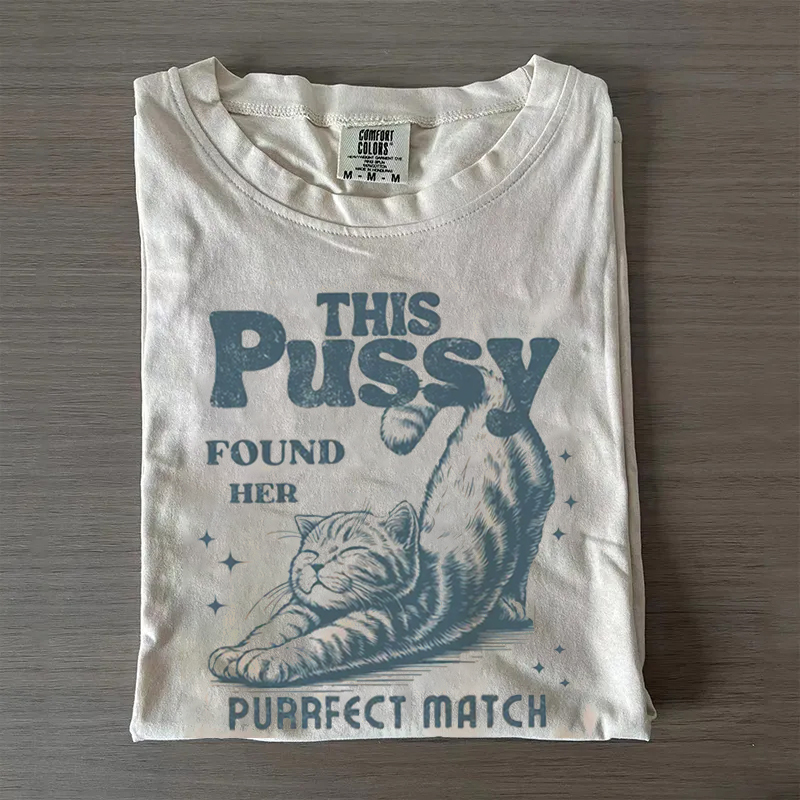 Funny Bridal Pussy Cat T-Shirt