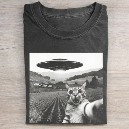 UFO Cat Meme T-shirt