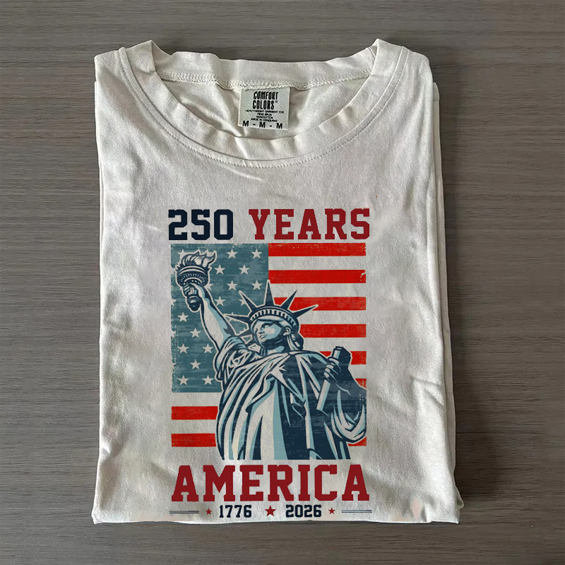 1776 2026 Land Of The Free Patriotic T-shirt