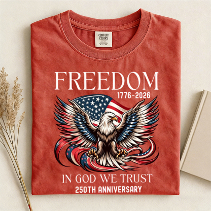 1776 2026 Land Of The Free Patriotic T-shirt