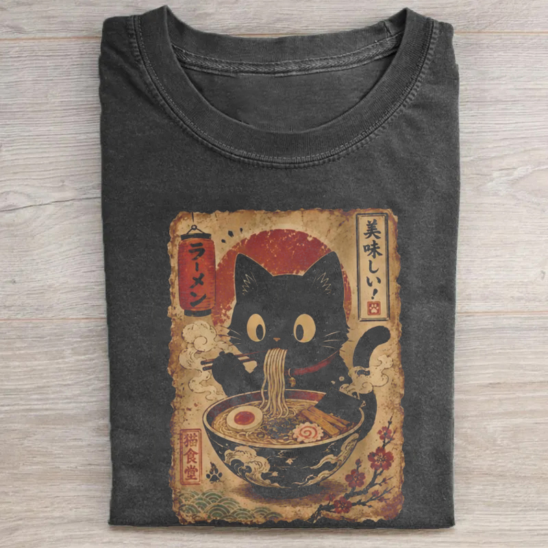 Ramen Cat T-shirt