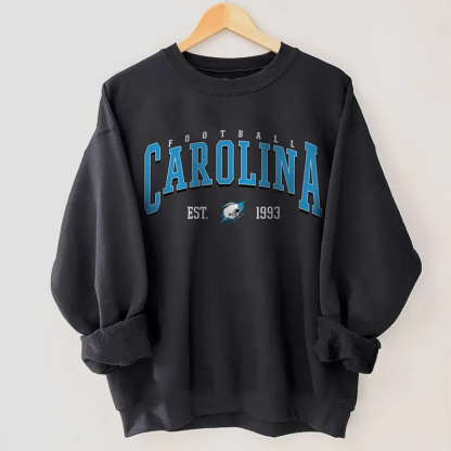 Carolina Retro Football Sweatshirt