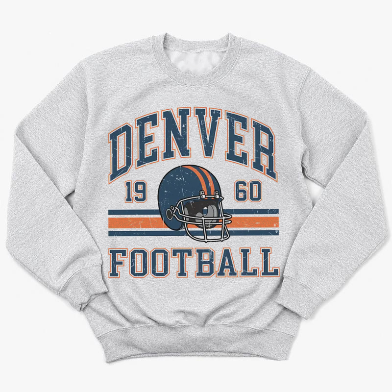 Denver Retro Football Sweatshirt