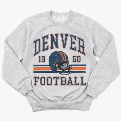 Denver Retro Football Sweatshirt