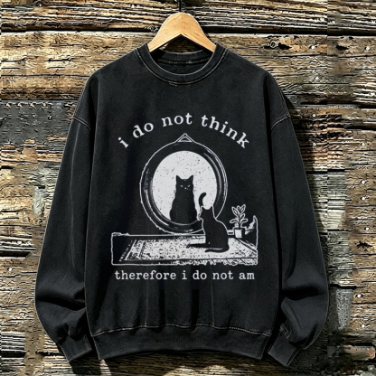 Nostalgic Retro Cat Sweatshirt