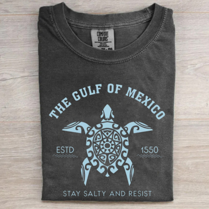 Gulf of Mexico Stay Salty Resistance T-shirt