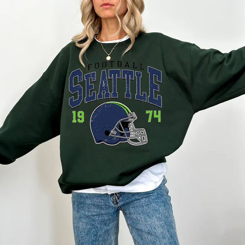 Seattle Football Retro Sweatshirt
