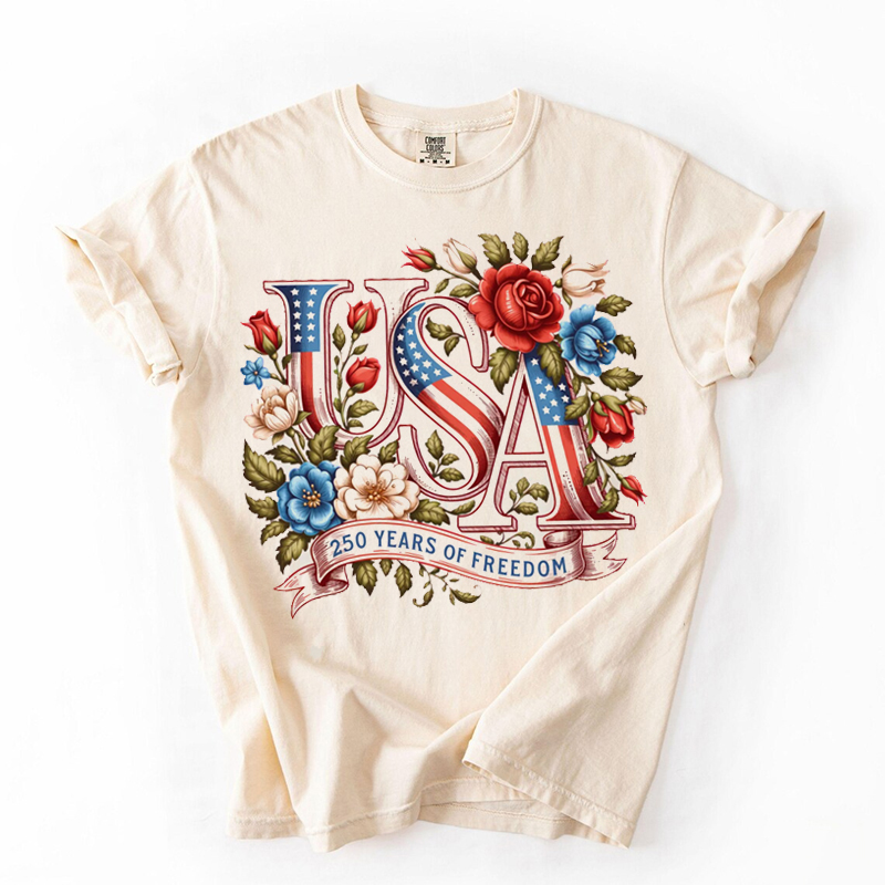 1776 2026 Land Of The Free Patriotic T-shirt
