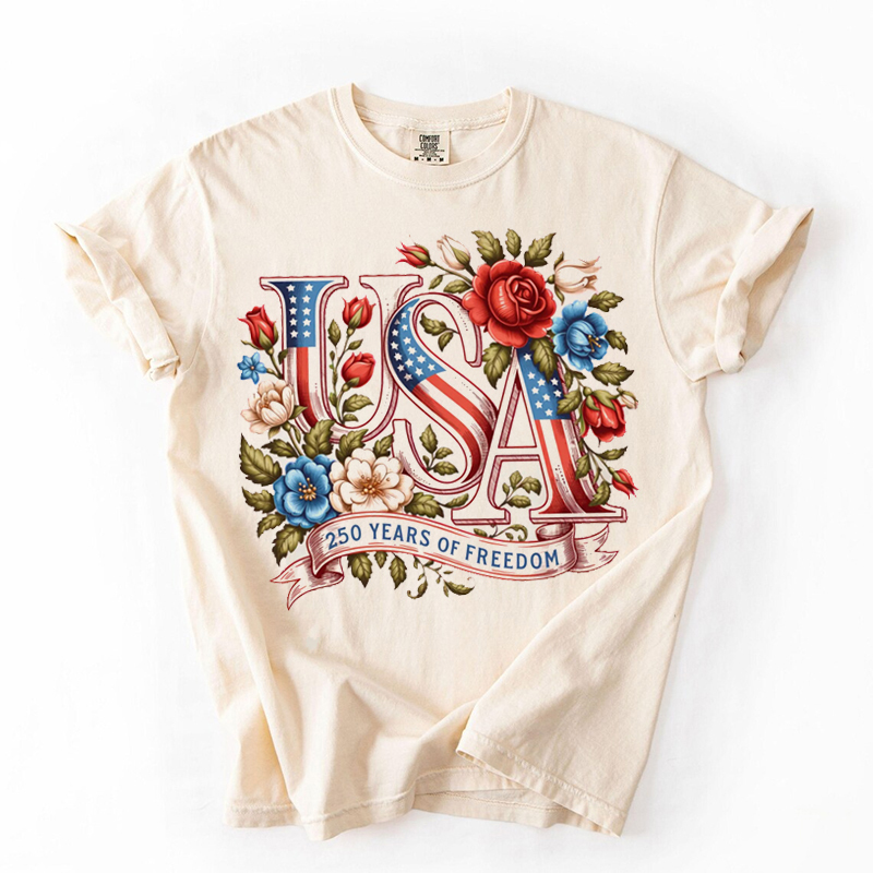 1776 2026 Land Of The Free Patriotic T-shirt
