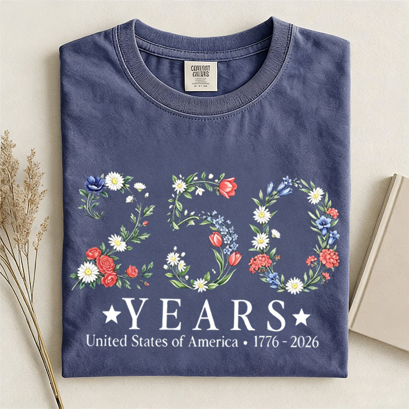 1776 2026 Land Of The Free Patriotic T-shirt