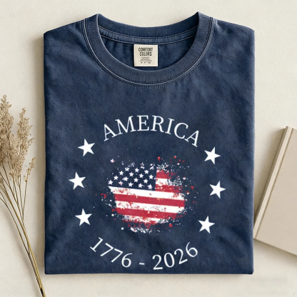 1776 2026 Land Of The Free Patriotic T-shirt