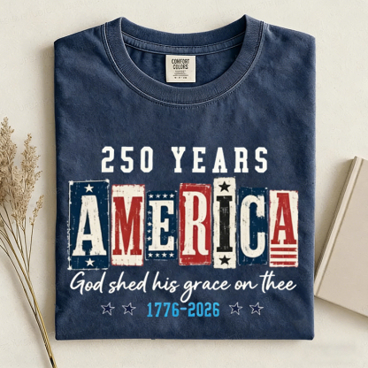 1776 2026 Land Of The Free Patriotic T-shirt