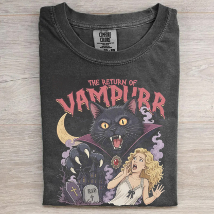 Halloween Vampire Cat T-shirt
