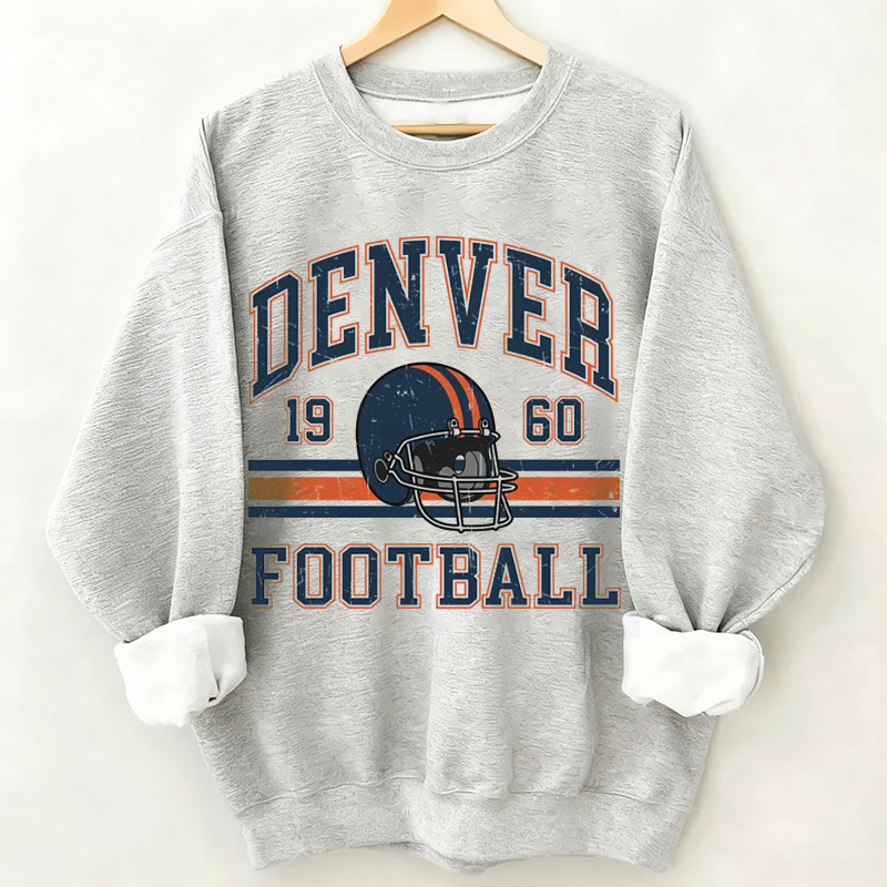Denver Retro Football Sweatshirt
