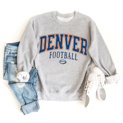 Denver Retro Football Sweatshirt