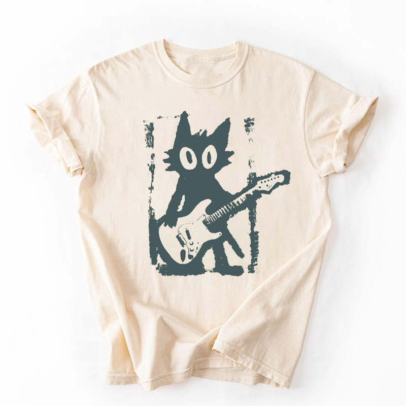 Rock Star Cat T-shirt