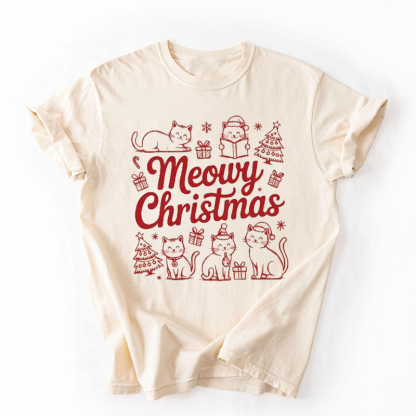Christmas Cat T-shirt