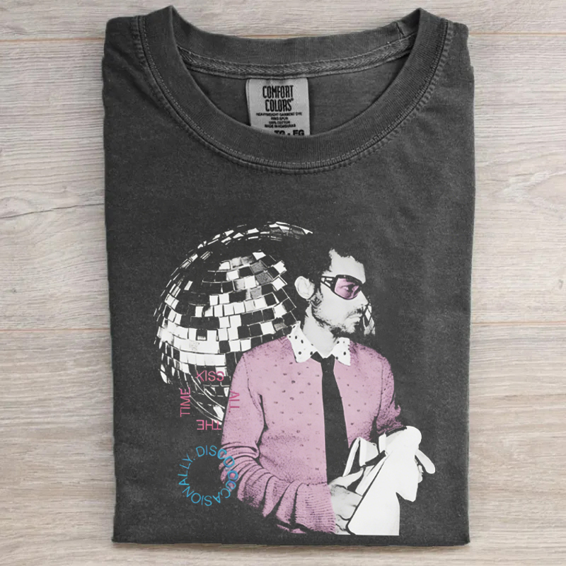 Retro Pop Concert Fan Disco Inspired T-shirt