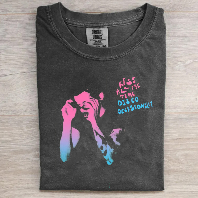 Retro Pop Concert Fan Disco Inspired T-shirt
