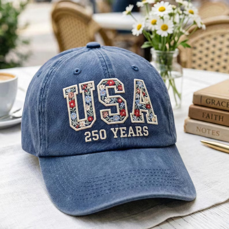 250th America Anniversary Embroidered Cap