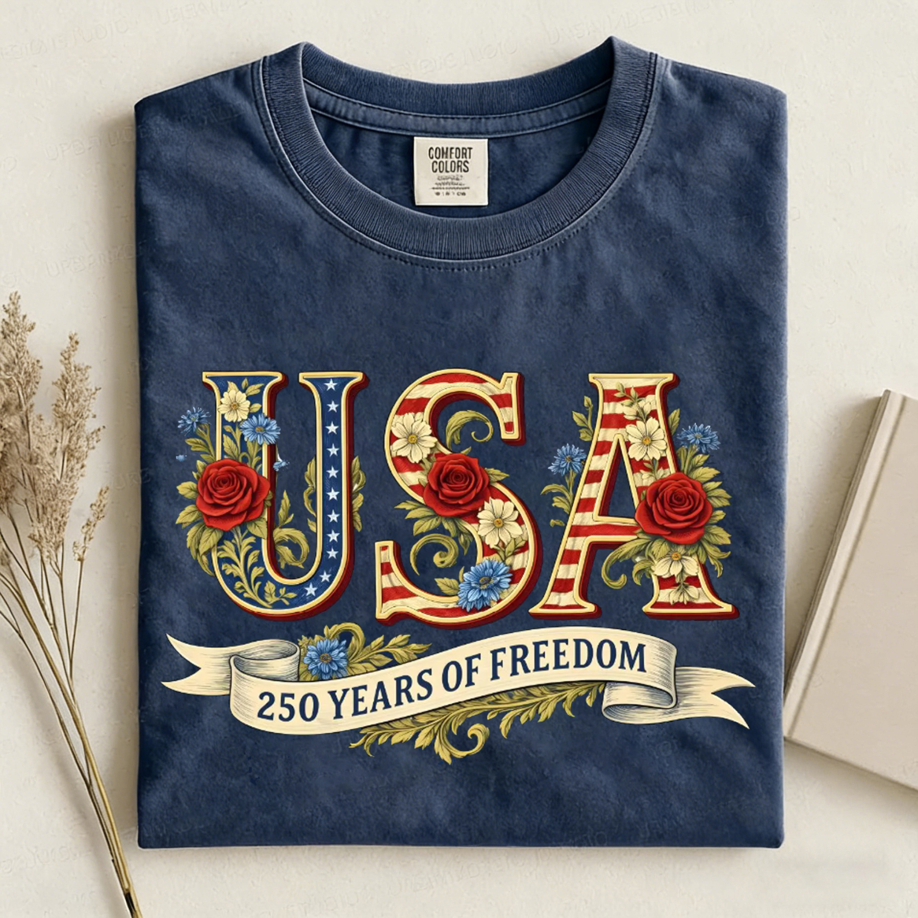 1776 2026 Land Of The Free Patriotic T-shirt