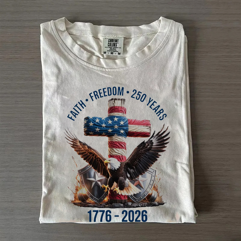 1776 2026 Land Of The Free Patriotic T-shirt