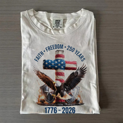 1776 2026 Land Of The Free Patriotic T-shirt