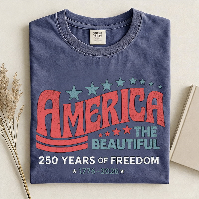 1776 2026 Land Of The Free Patriotic T-shirt