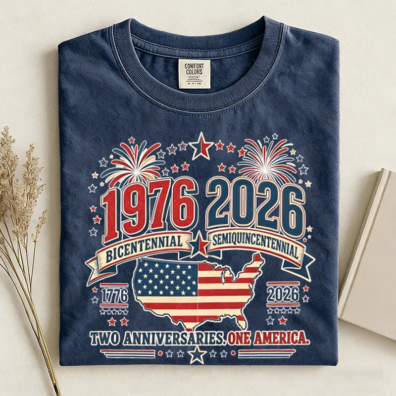 1776 2026 Land Of The Free Patriotic T-shirt