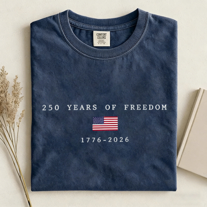 1776 2026 Land Of The Free Patriotic T-shirt