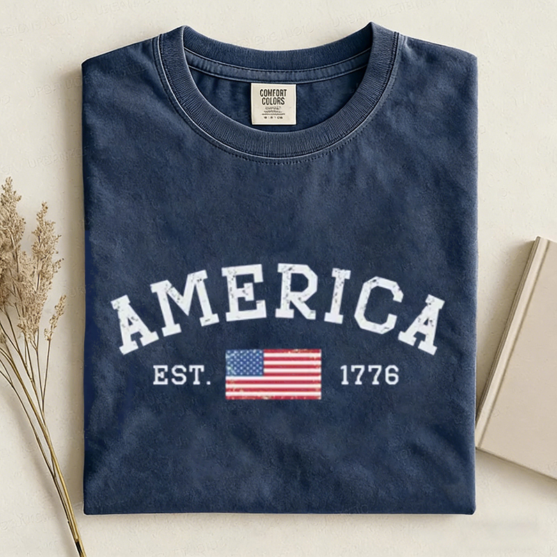 1776 2026 Land Of The Free Patriotic T-shirt