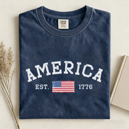 1776 2026 Land Of The Free Patriotic T-shirt