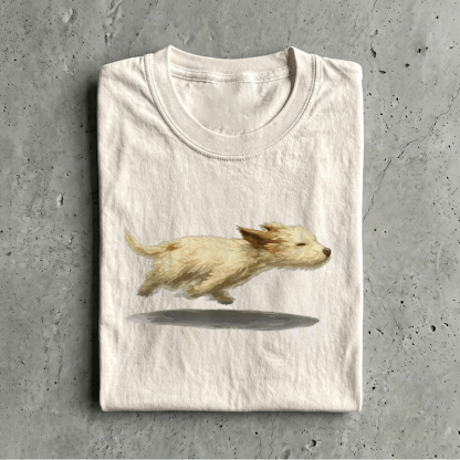 Cute Running Dog T-Shirt
