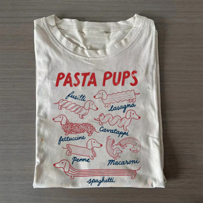 Funny Dachshund Spagetti T-shirt