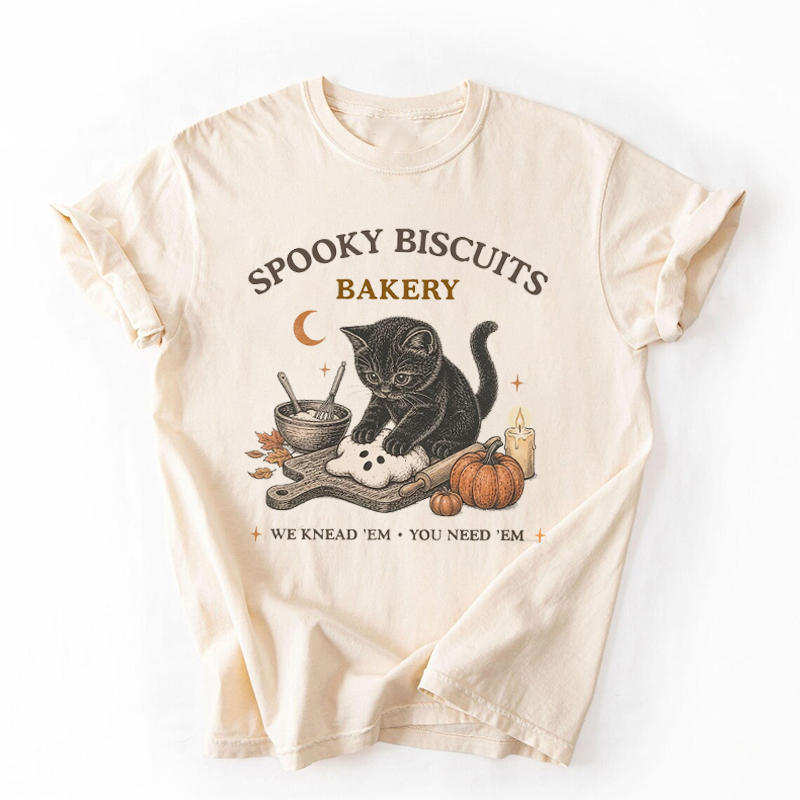 Spooky Biscuits Bakery T-shirt