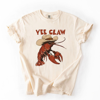 Western Beach Lobster Cowboy T-shirt