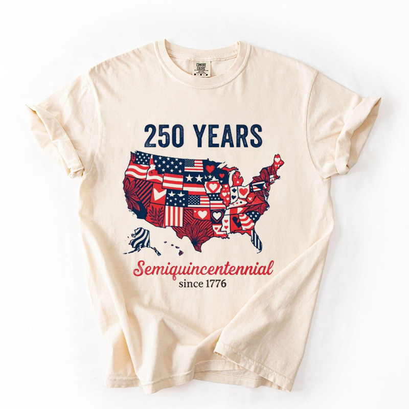 1776 2026 Land Of The Free Patriotic T-shirt