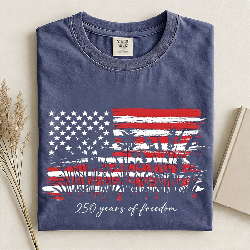 1776 2026 Land Of The Free Patriotic T-shirt