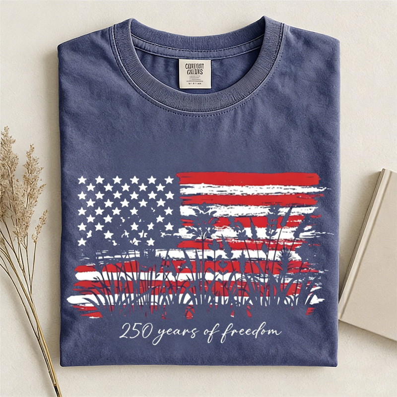 1776 2026 Land Of The Free Patriotic T-shirt