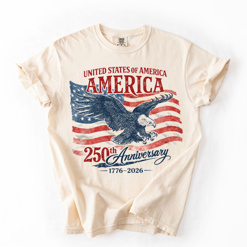1776 2026 Land Of The Free Patriotic T-shirt