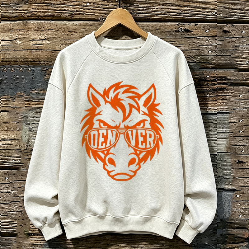 Denver Retro Football Sweatshirt