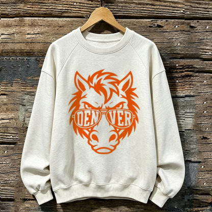 Denver Retro Football Sweatshirt