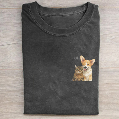 Gift For Dog Cat Lover T-shirt